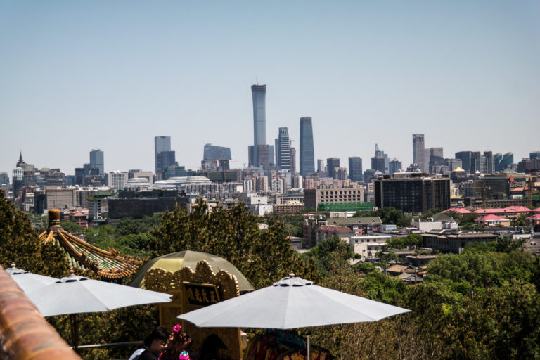 Panorama Pekinu z Parku Jingshan